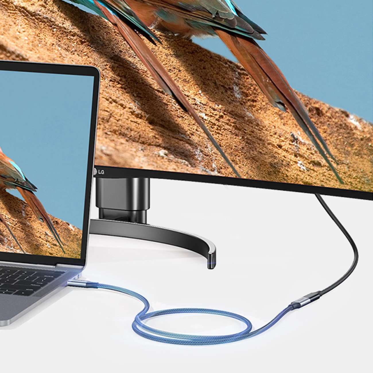 Kabllo USB-C në USB-C Ugreen US372 30205, 1m, 100W, 10Gbps, Gri