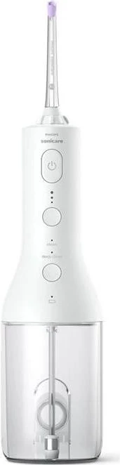 Irrigator oral Philips Sonicare HX3826/31 me bateri, me qese udhëtimi, i bardhë