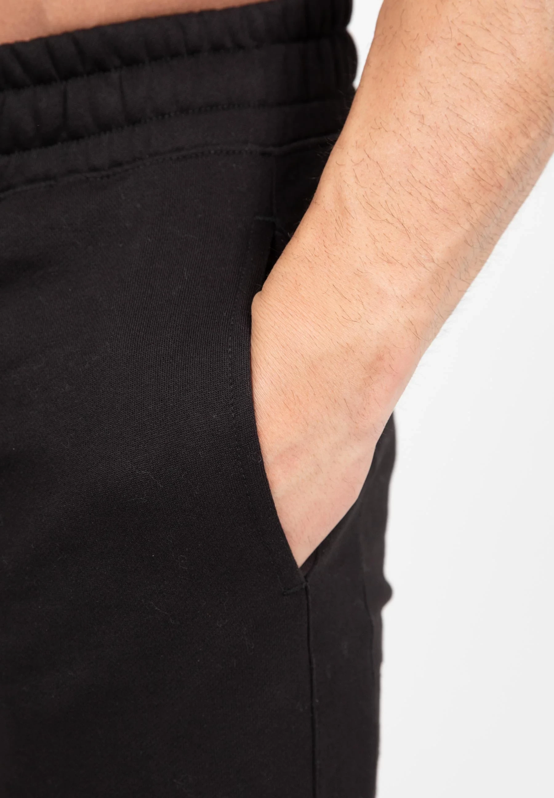 Leon Sweat Shorts - Black [Madhësia: 2XL]