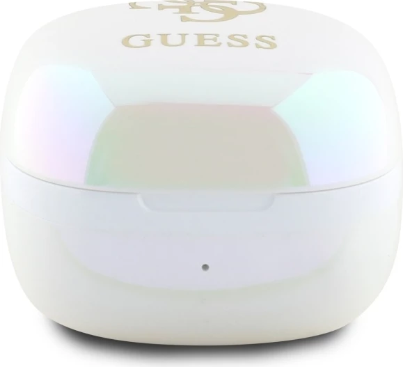 Kufje Bluetooth Guess GUTWSJ144ESH TWS me stacion dokimi, të bardha