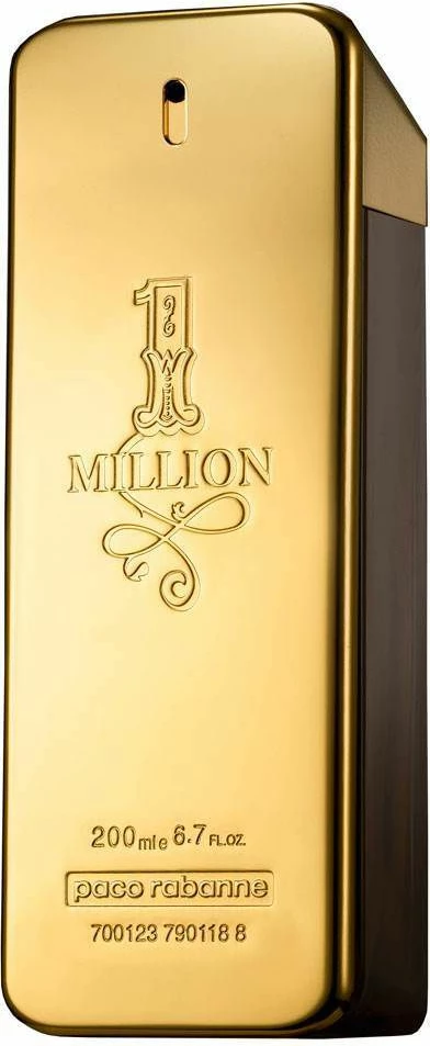 Parfum për meshkuj Paco Rabanne 1 Million EDT 200 ml, ar