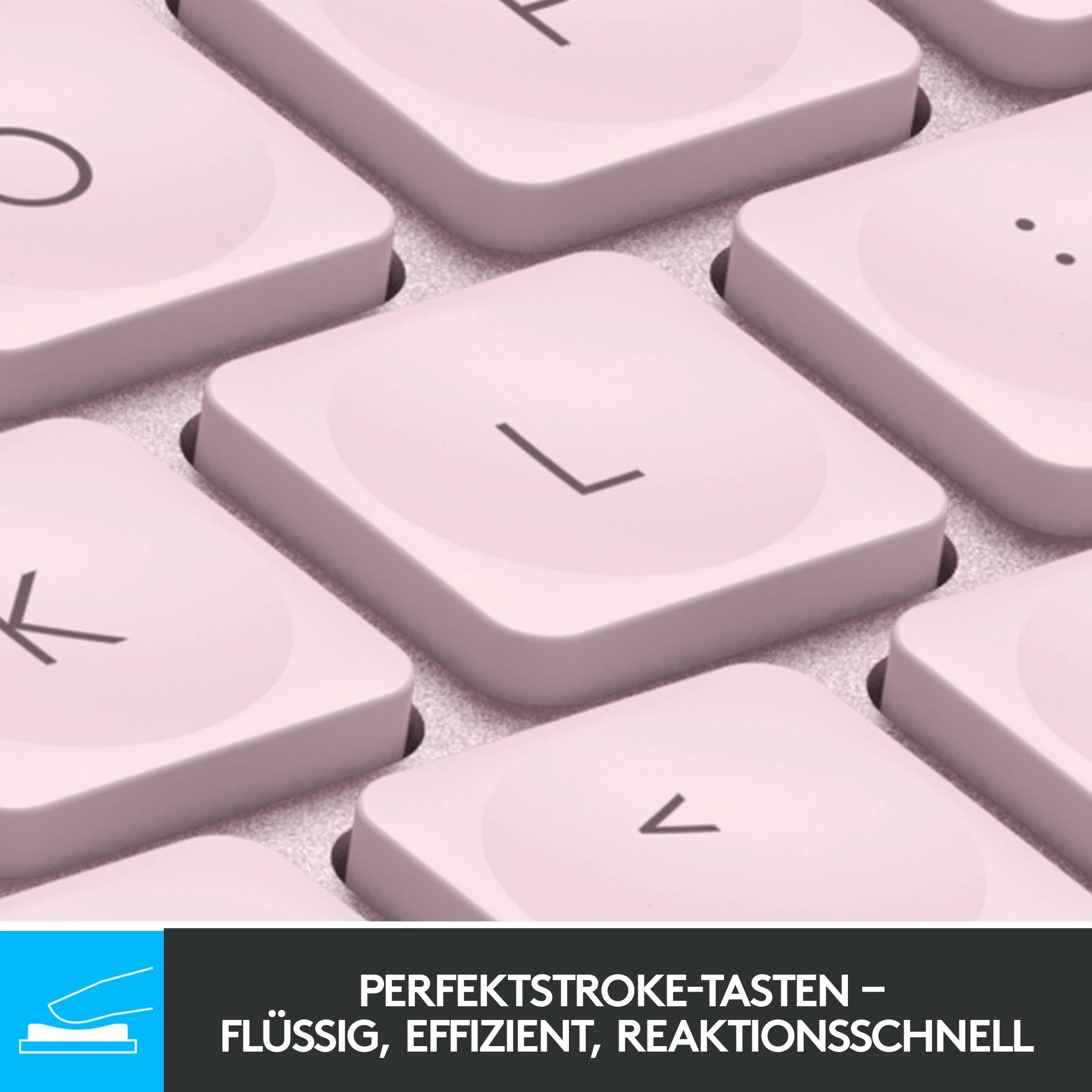 Tastierë Logitech MX Keys Mini, Wireless, LED, Pink