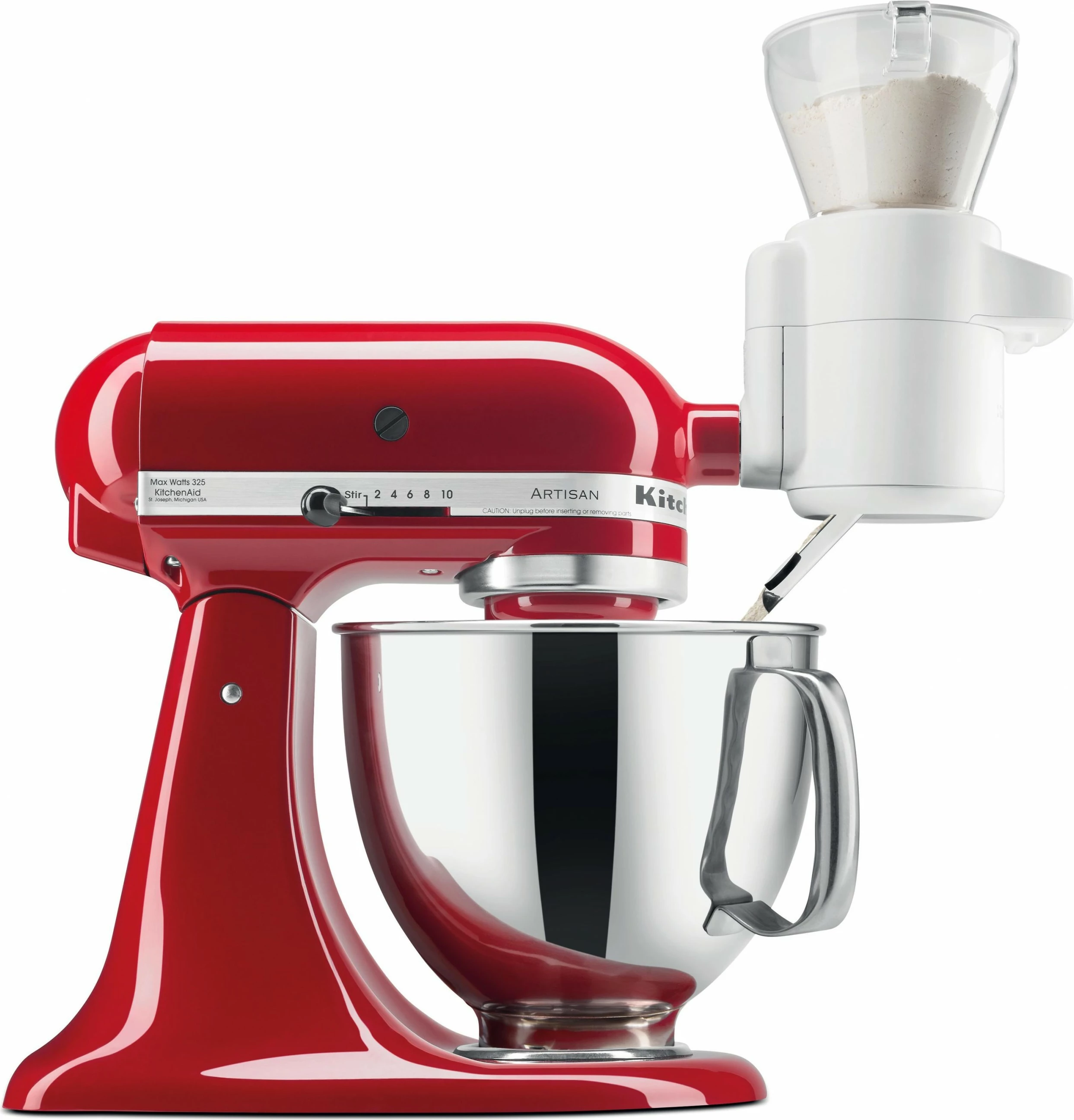 Aksesor KitchenAid 5KSMSFTA, sitë me peshore digjitale, e bardhë