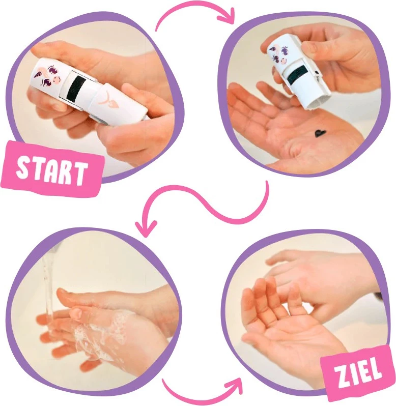 Set stampë motivuese COLOP 156694, rrumbullakët, multikolor