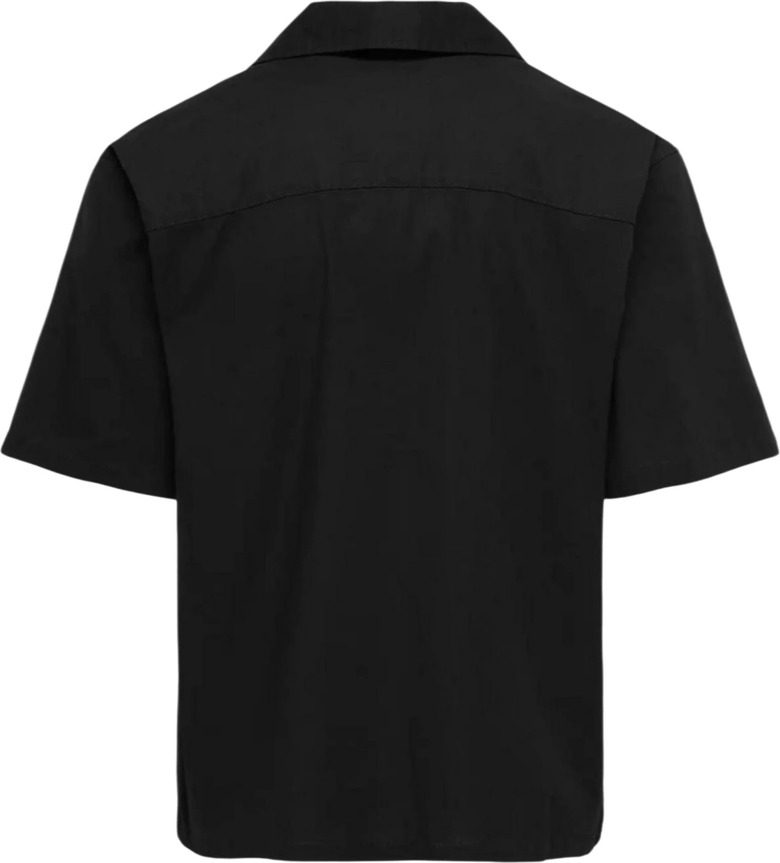 Këmishë për meshkuj Only & Sons Onsreid Reg 0571 Resort Shirt 22036358, e zezë [Madhësia: XL]