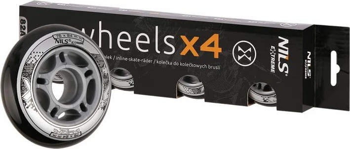 Rrota rollera Nils Extreme, të zeza