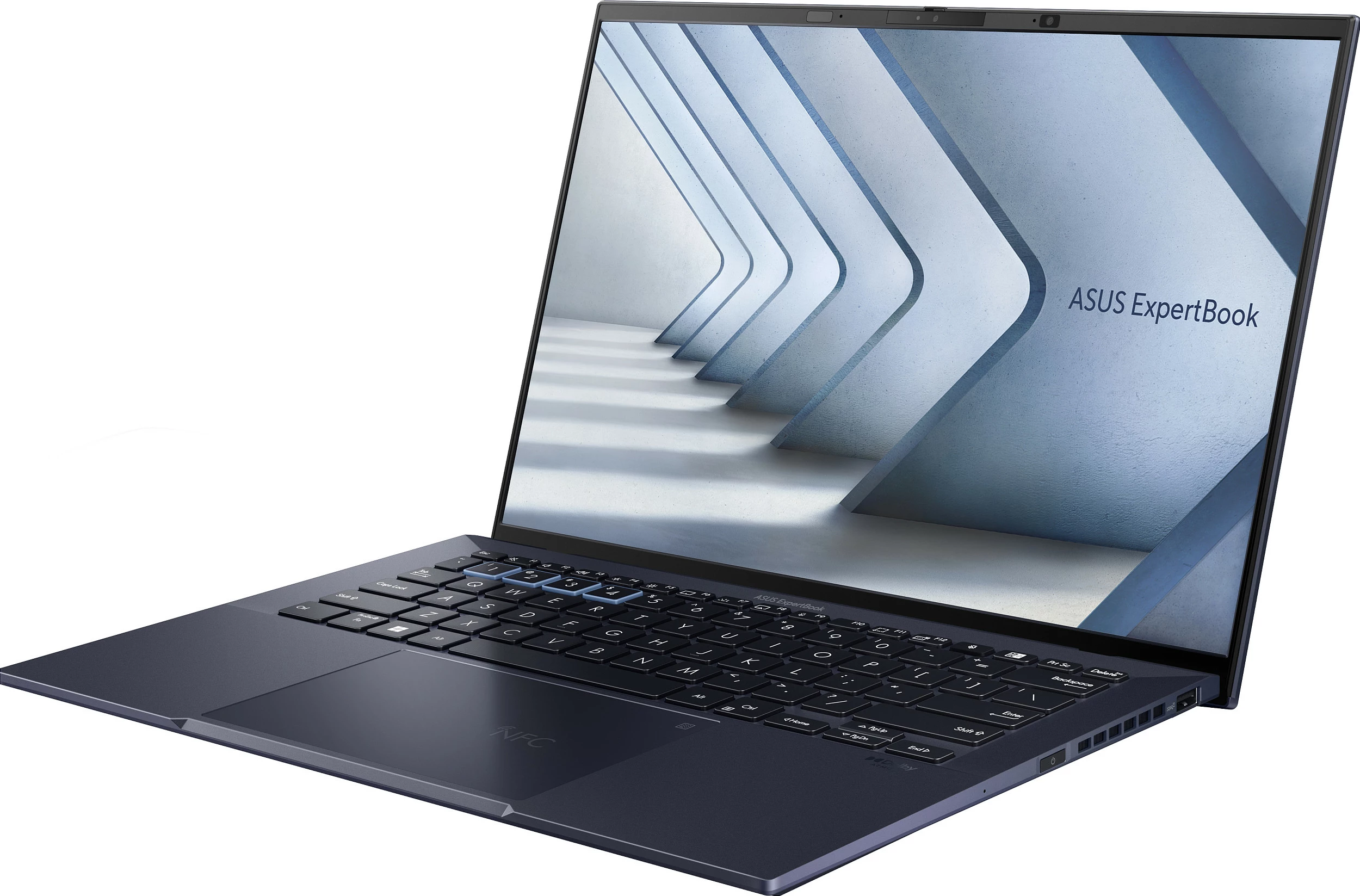 Laptop ASUS ExpertBook B9 OLED B9403CVAR-PP1629X, i7-150U, 32GB RAM Memorje, 1TB SSD, Windows 11 Pro, tastierë AZERTY FR, ngjyrë e errët