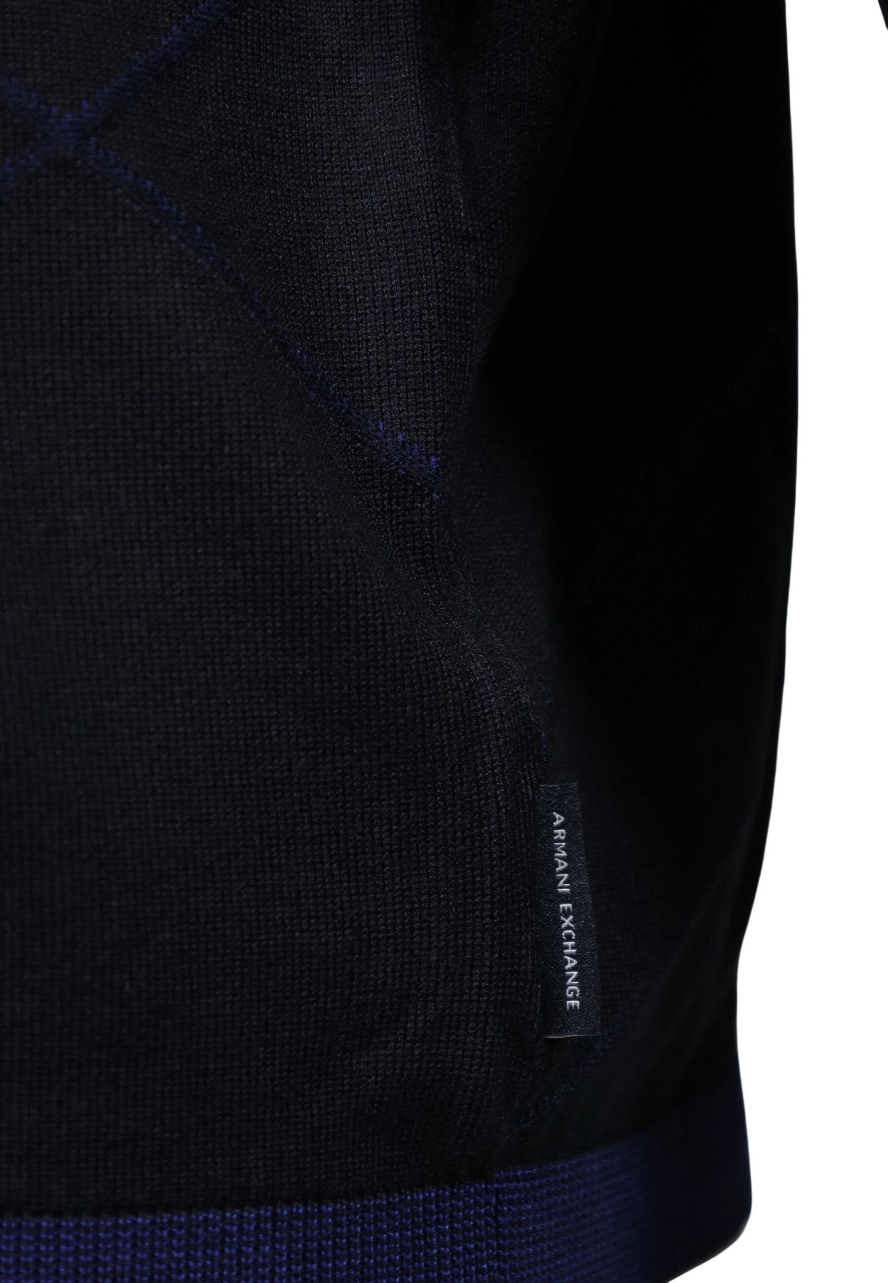 Xhemper për meshkuj Armani Exchange XM003012 AF26379, i kaltër i errët [Madhësia: XL]