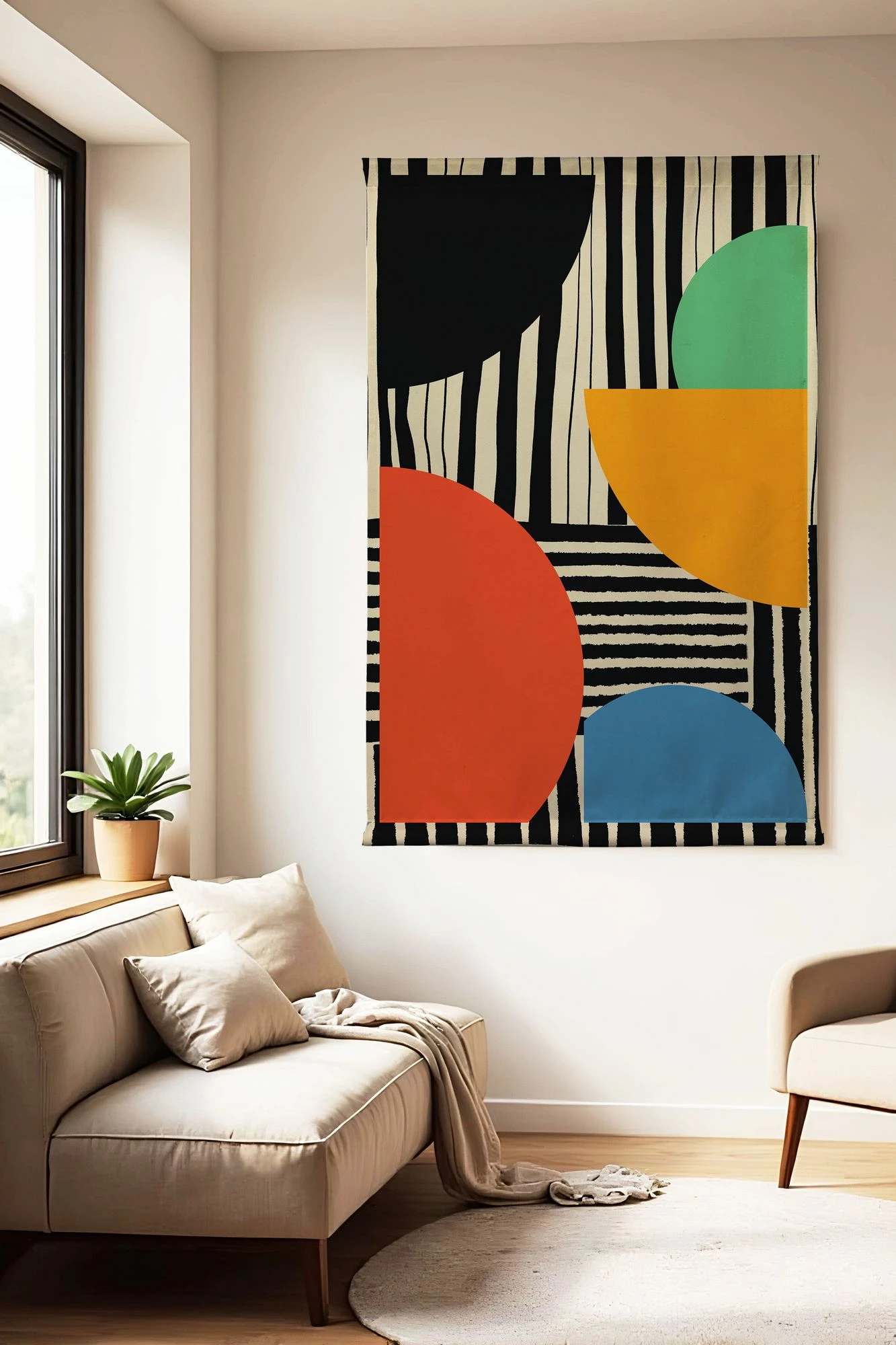 Pikturë dekorative poliestër Wallity, Polybaby 8, 70x120cm