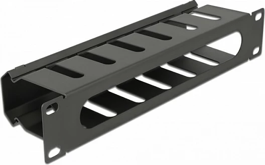 Panel menaxhimi kabllosh DeLOCK 10", 1U, metal, i zi