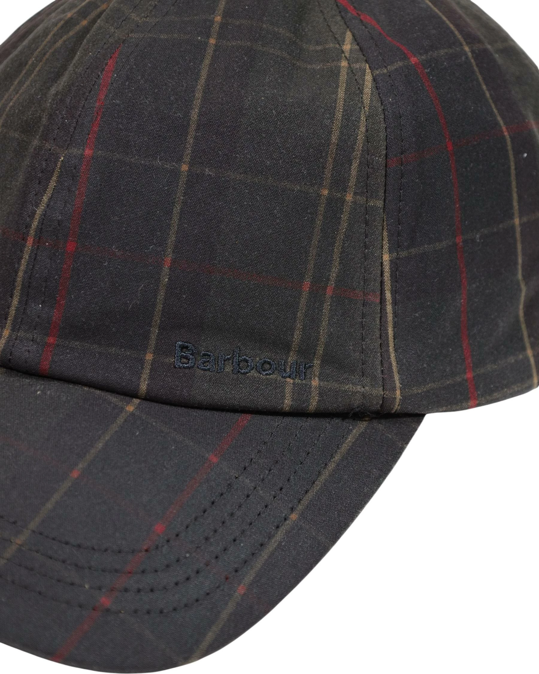 Kapelë bejsbolli Barbour Haydon Tartan 262MMHA0969 për meshkuj, kafe e errët