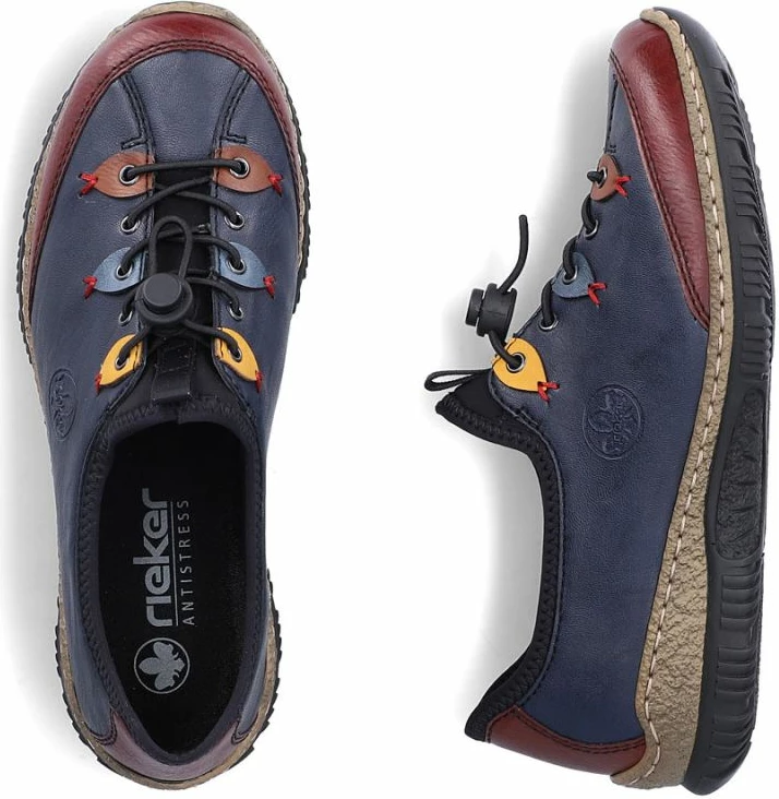 Këpucë slip-on për femra Rieker N3271-35, navy [Madhësia: 37]