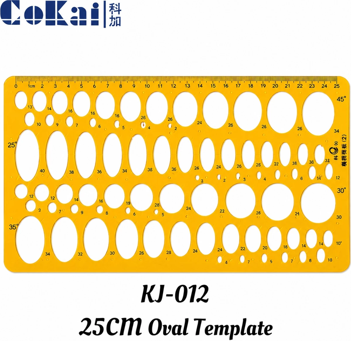 Shabllon oval KJ-012 – 25 cm
