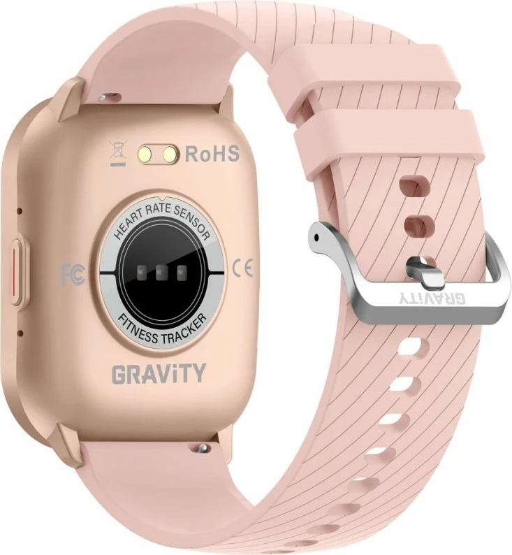 Smartwatch Gravity GT43-1, rrip rozë + byzylyk, femra