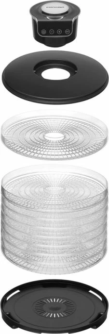 Tharëse ushqimi CONCEPT SO3010, e zezë/transparente