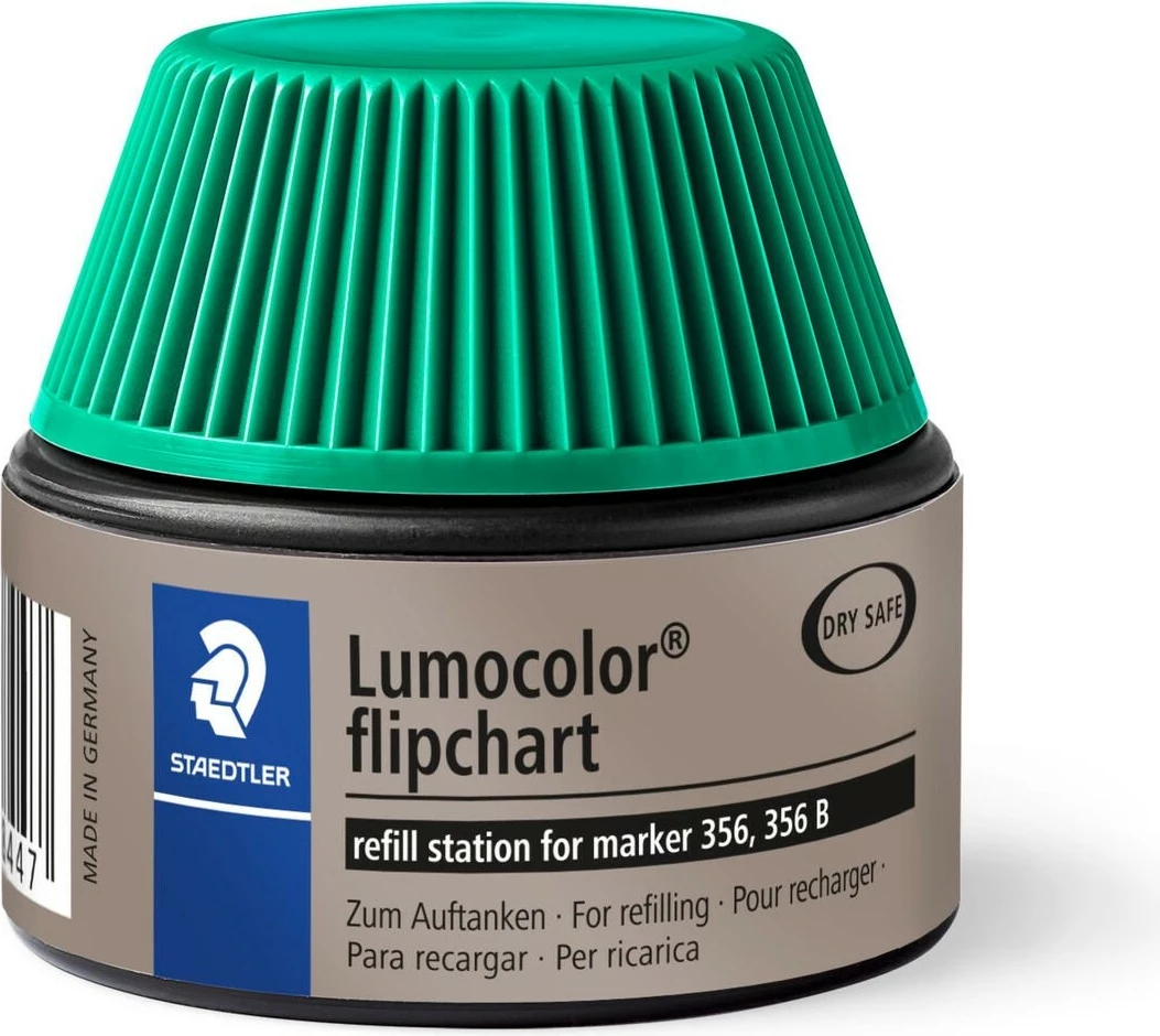 Refill për marker Staedtler Lumocolor 488 56-5, 30ml, gjelbër