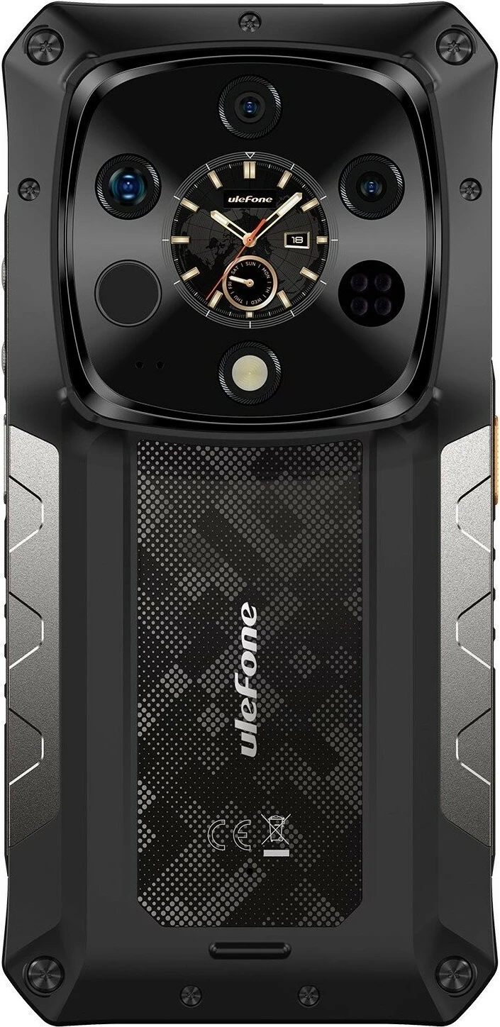 Celular Ulefone Armor 28 Ultra Thermal 5G, 16GB RAM, 1TB, e zezë