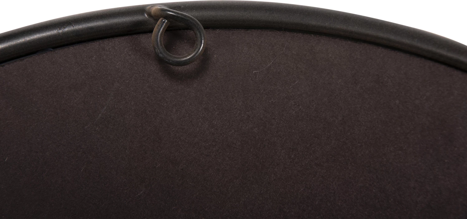 Pasqyrë muri rrumbullakët FH4213, metalike, ari-e gjelbër-e kaltër, 62x6.5x56H cm