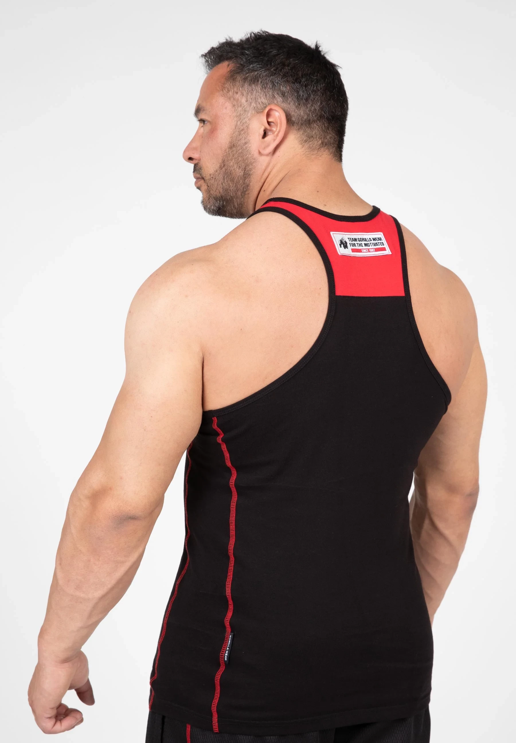 Wallace Tank Top - Black/Red [Madhësia: L]