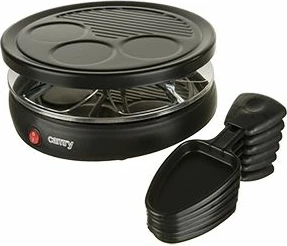 Grill raclette elektrik CAMRY CR6606 1200W 6 tiganë raclette, i zi