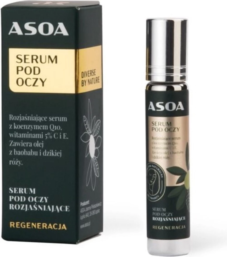 Serum për sy Asoa me Koenzimë Q10 për femra, 10ml