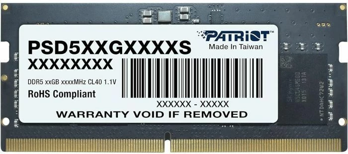 RAM Memorje Patriot Signature Line PSD58G560041S 8GB DDR5-5600 SODIMM CL46 1.1V