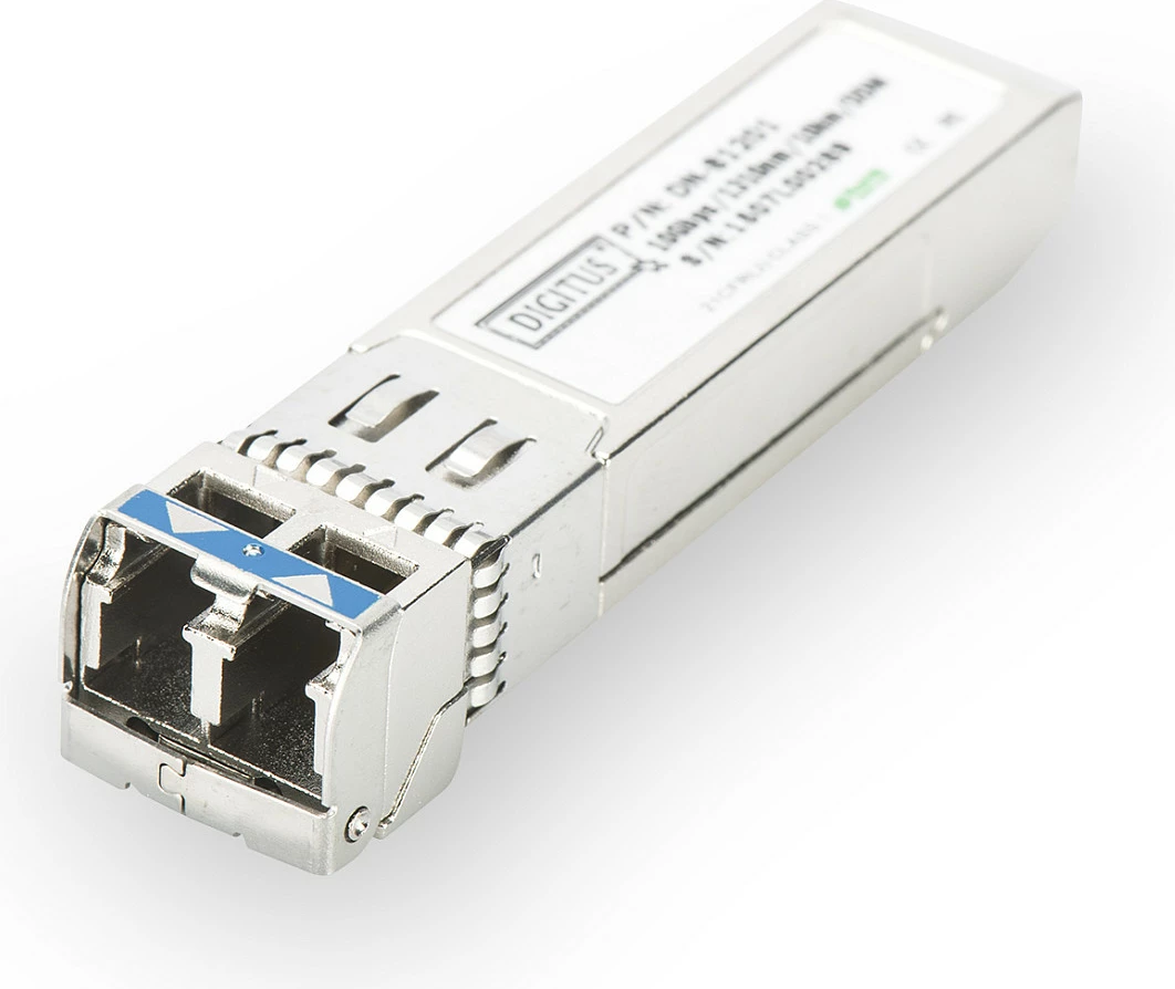 Modul SFP+ Digitus mini GBIC, 10Gbps, 10km, LC, 1310nm, Silver