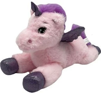 Lodër pelushi unikorn TULILO Emily 30 cm, rozë/vjollcë