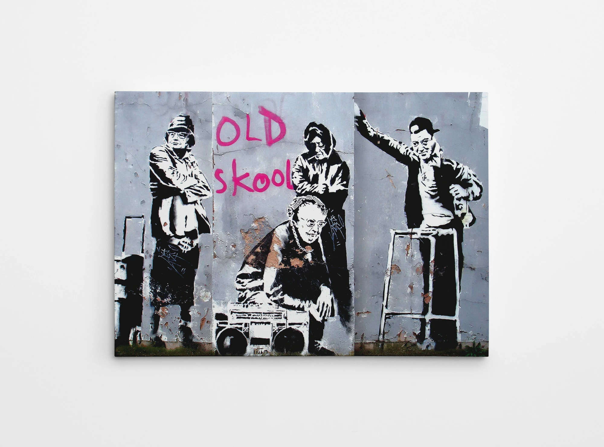 Pikturë dekorative në kanavacë, Banksy, shumëngjyrëshe, WY53, 50x70cm