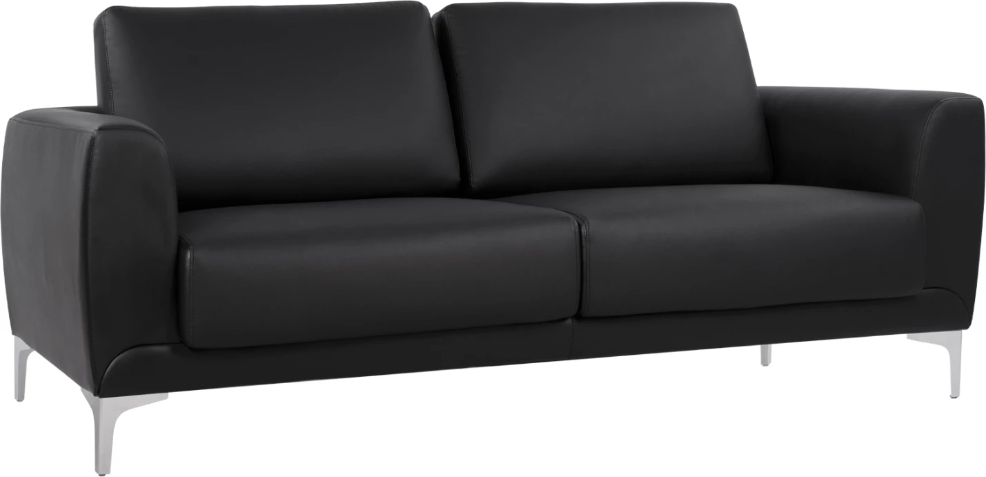 Set dhome ndeje 2 pjesë Kenzie me PU të zezë FH11284.01