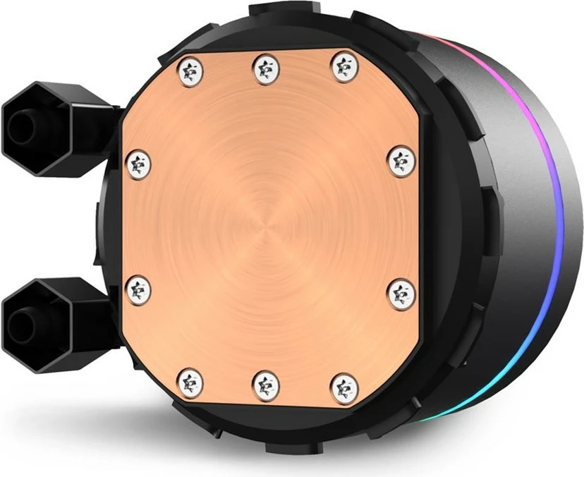 Ftohës uji all-in-one Sharkoon S90 RGB, 3x12cm, për procesor, RGB, i zi