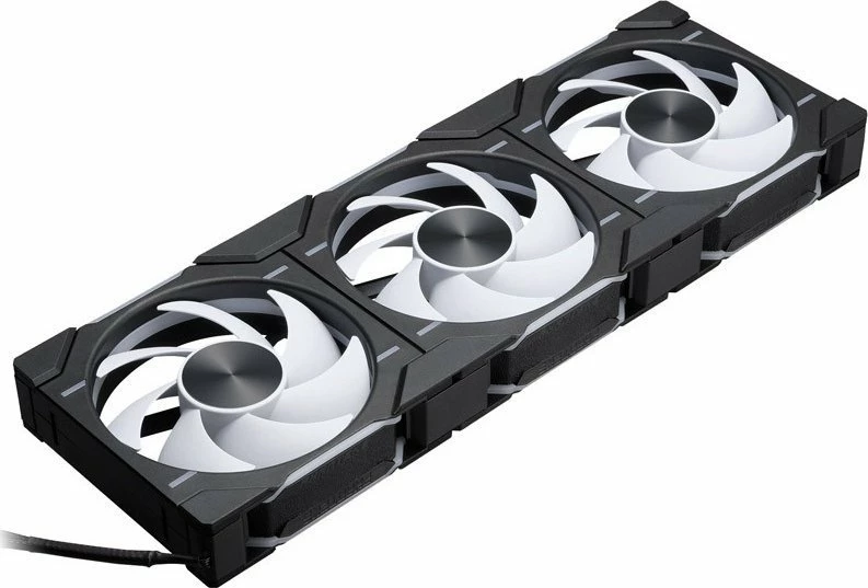 Set ventilatorë PC Phanteks D30-120 PH-F120D30_DRGB_PWM_BK01, 120mm, PWM, D-RGB, 3 copë, e zezë