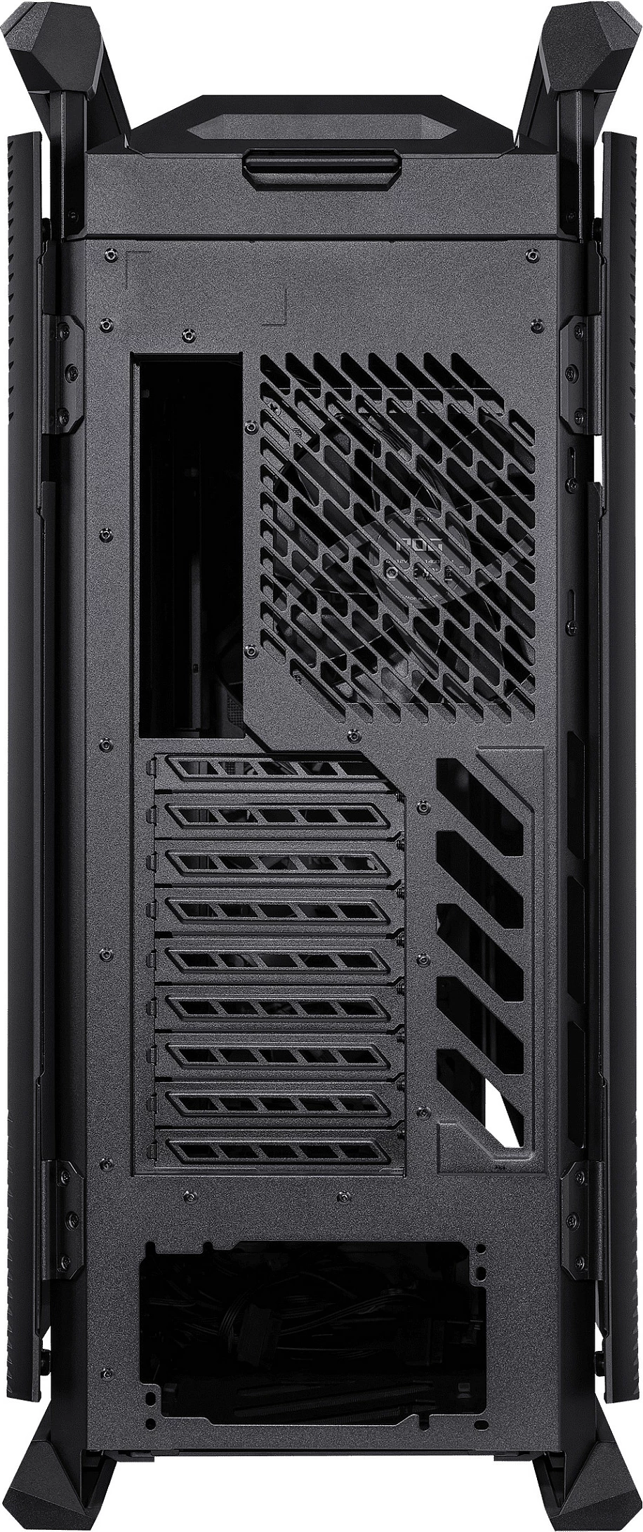 Kasë ASUS ROG Hyperion GR701 BTF Edition, Tower, RGB, xham i temperuar, e zezë/transparent
