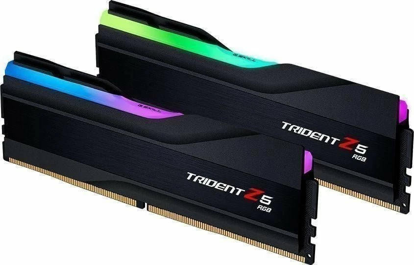 RAM Memorje G.Skill Trident Z5 RGB F5-6000J3636F32GX2-TZ5RK 64GB (2x32GB) DDR5 6000MHz CL36 UDIMM, e zezë, set