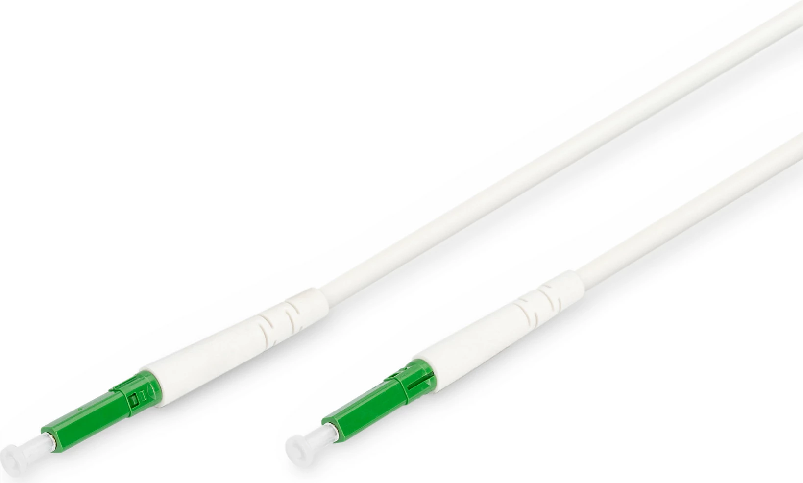 Kabllo fibrë optike Digitus FTTH blow-in 30 m, LC/APC në LC/APC, single-mode G.657.A2, e bardhë