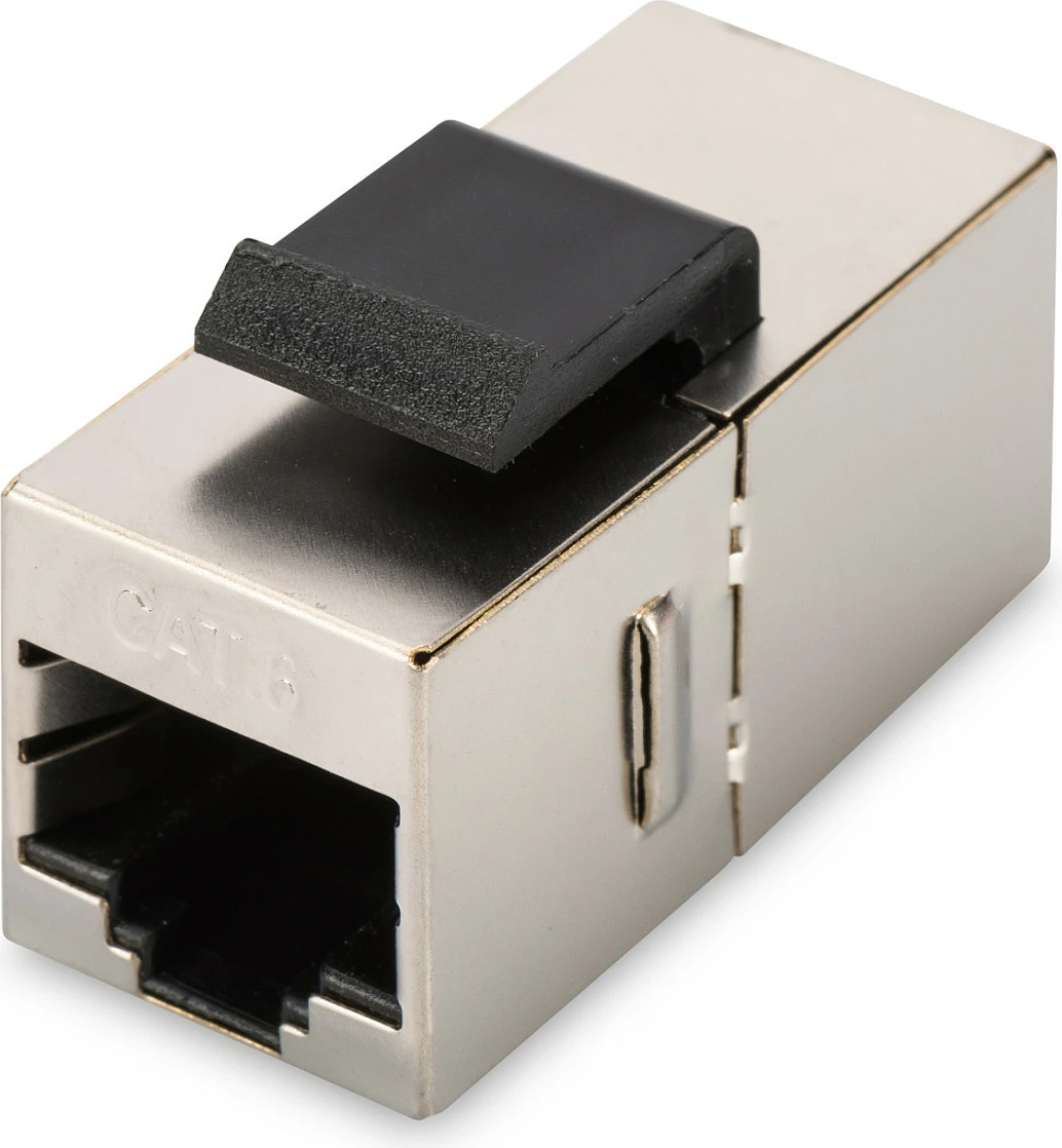 Bashkues modular RJ-45 Digitus CAT6, i mbrojtur, 2 porta, kontakte me veshje ari, argjendtë
