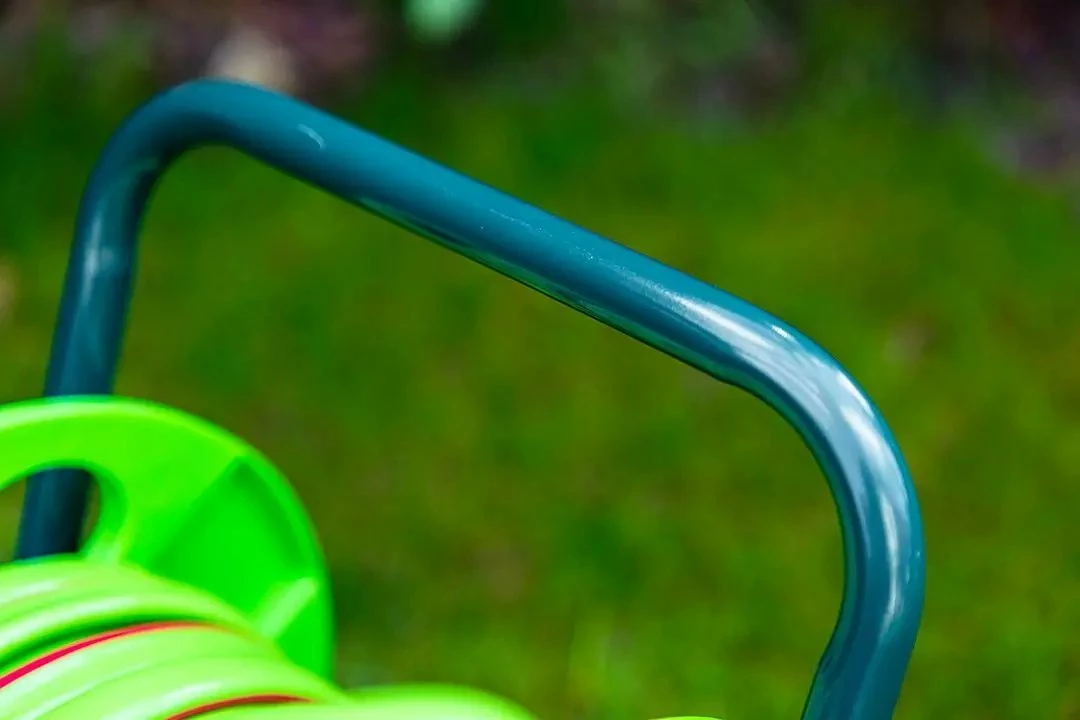 Mbajtëse/spulë për zorrë kopshti Verto 15G790, deri 45 m (1/2"), e gjelbër