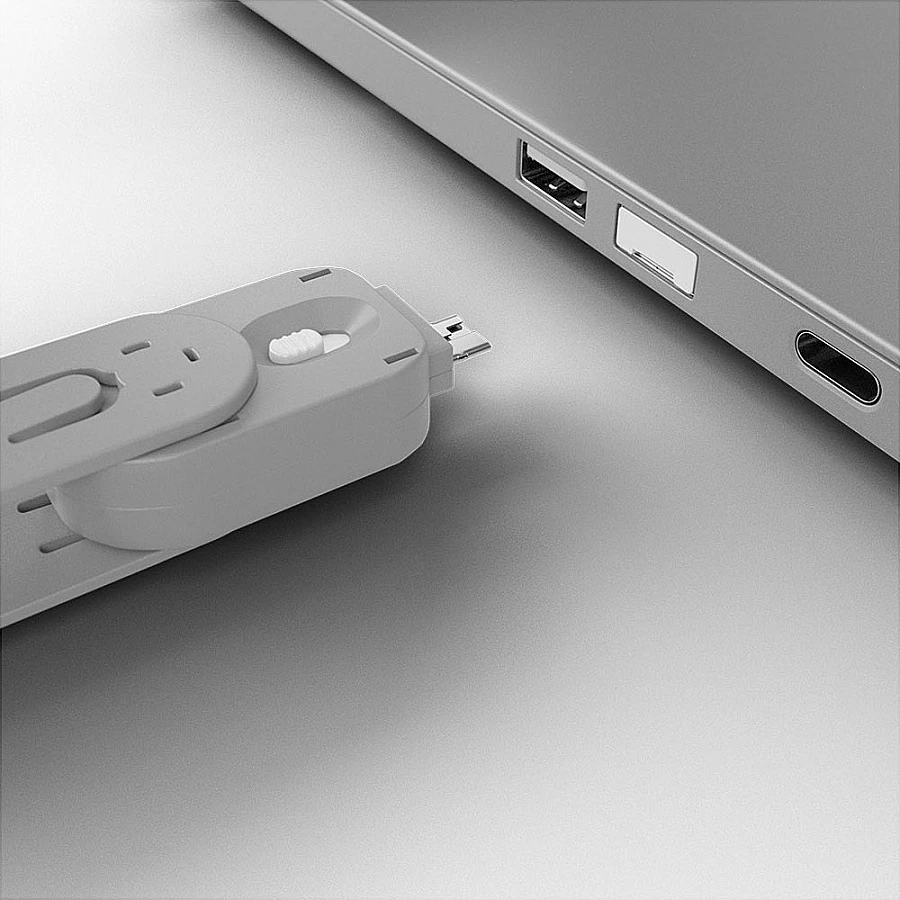 Bllokues porte USB-A LINDY, 4 copë + çelës, i bardhë
