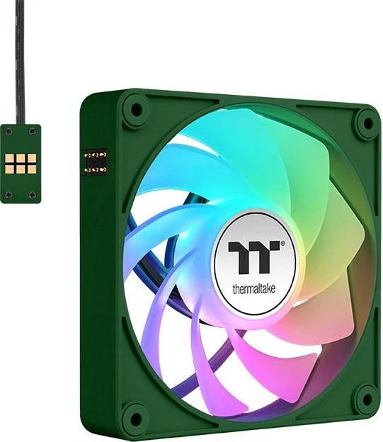 Ventilator kasë Thermaltake CT120 EX Reverse ARGB Sync 120mm 3 copë Racing Green