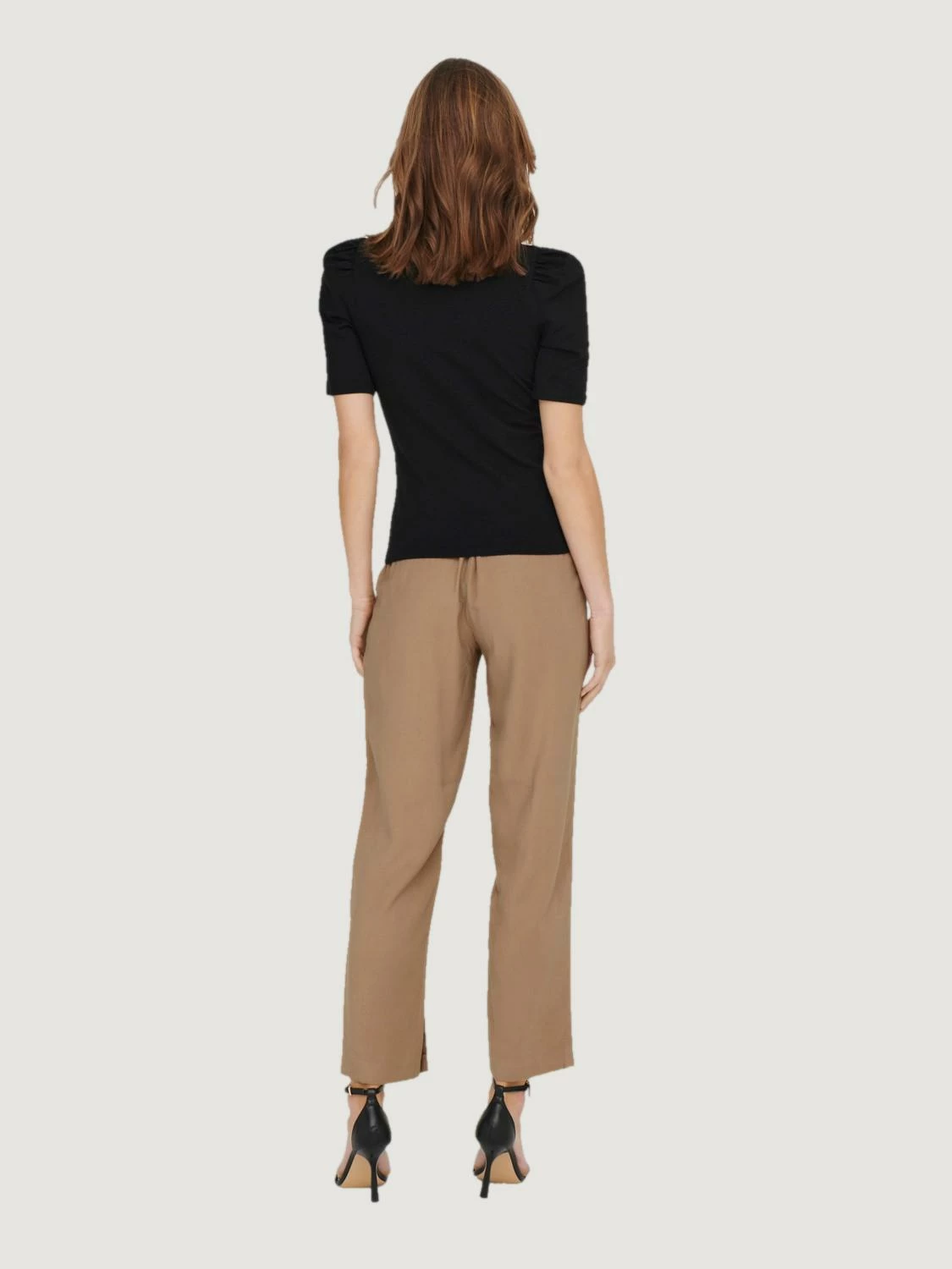Maicë për femra Only ONLLIVE LOVE 2/4 PUFFTOP JRS NOOS 15282484, e zezë [Madhësia: XL]