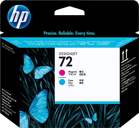 Kokë printimi, HP, 72 C9383A, për DesignJet, cyan magenta
