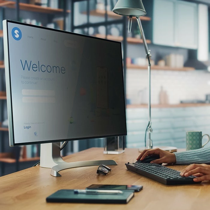 Filtër privatësie Qoltec 51056, 22", 16:10