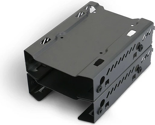 Kornizë montimi HDD Phanteks HDD-Montage-Rahmen, 2x 3.5", e stivueshme, e zezë