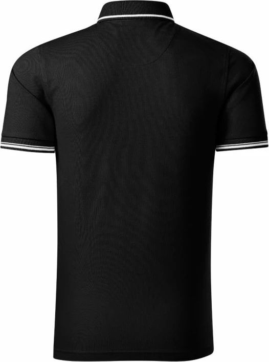 Fanellë polo Malfini për meshkuj, e zezë