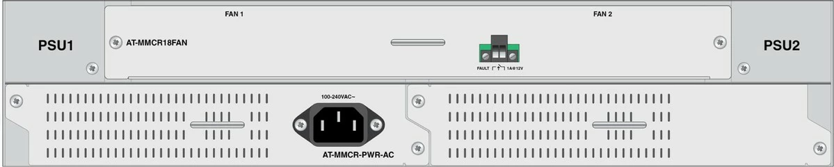 Furnizues energjie Allied Telesis MMCR18 multi-region AC, për pajisje rrjeti