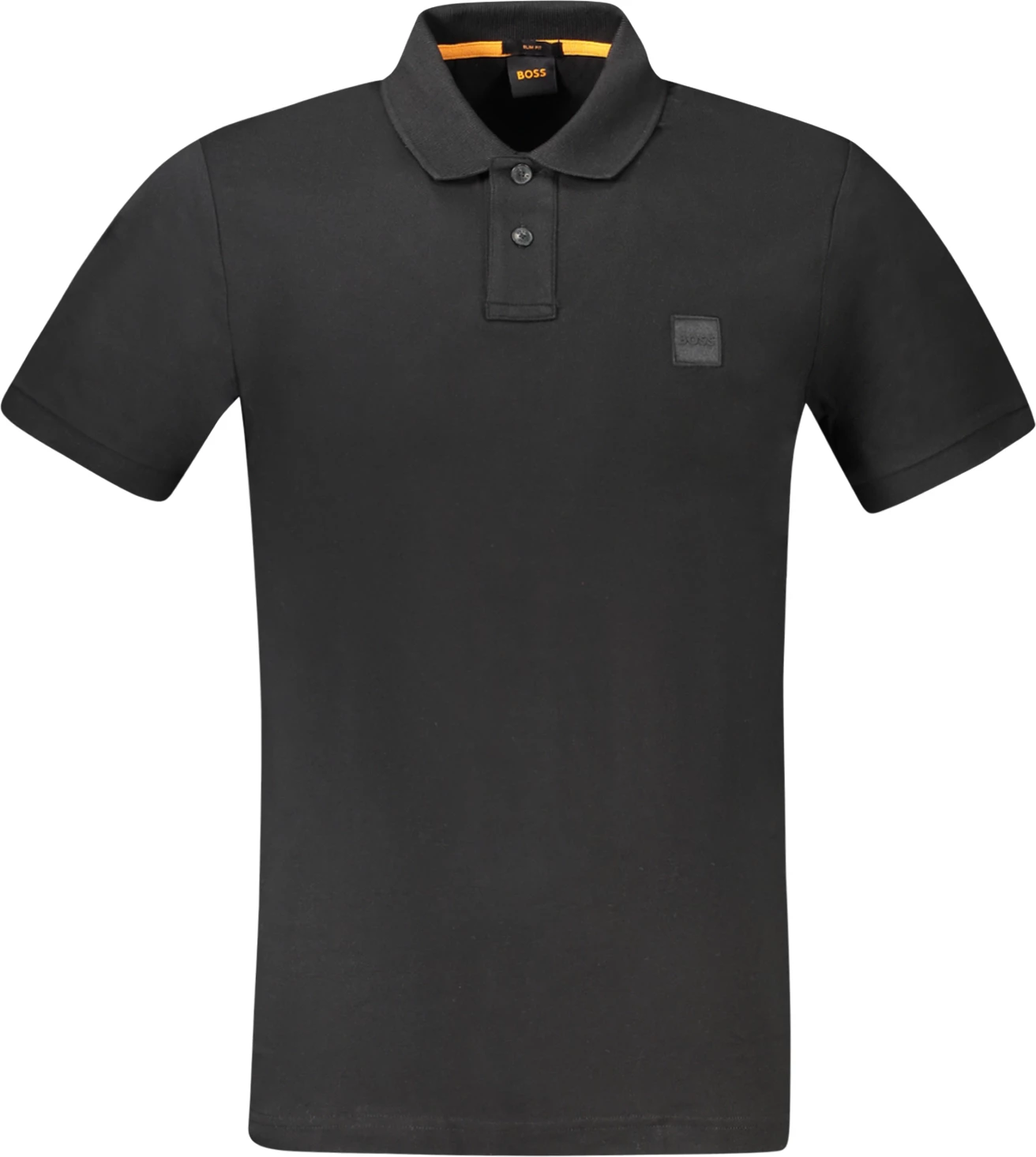 Polo shirt BOSS meshkuj, të zezë