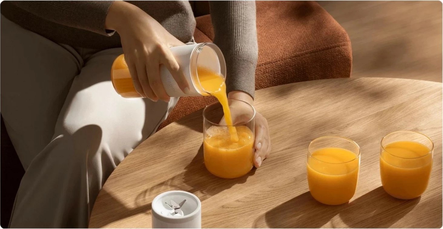 Blender portabil Xiaomi, 300ml, 1300mAh, USB-C, bardhë
