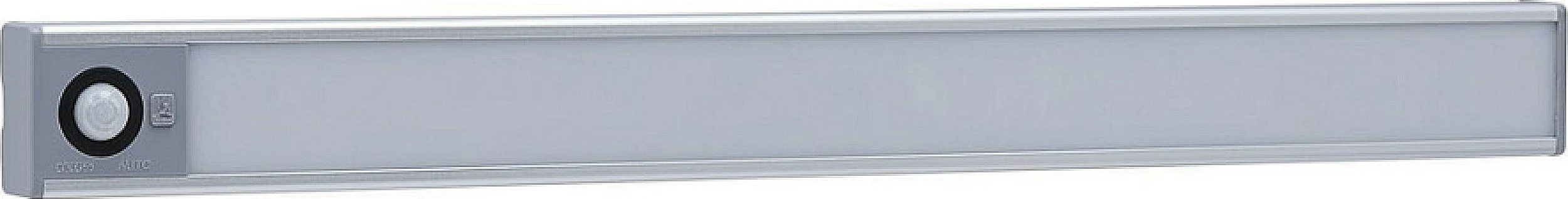 Llambë LED për dollap Synergy21, me sensor lëvizjeje, me bateri, argjendtë