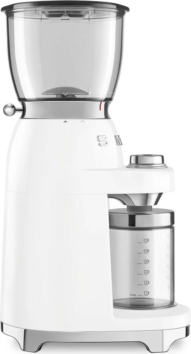 Mulli kafeje SMEG CGF11, 150W, konik, i bardhë