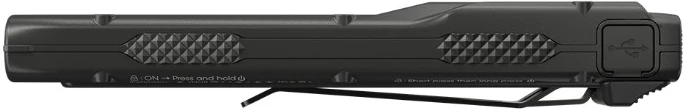 Elektrik dore Nitecore EDC25, LED, bateri e integrume, e zezë